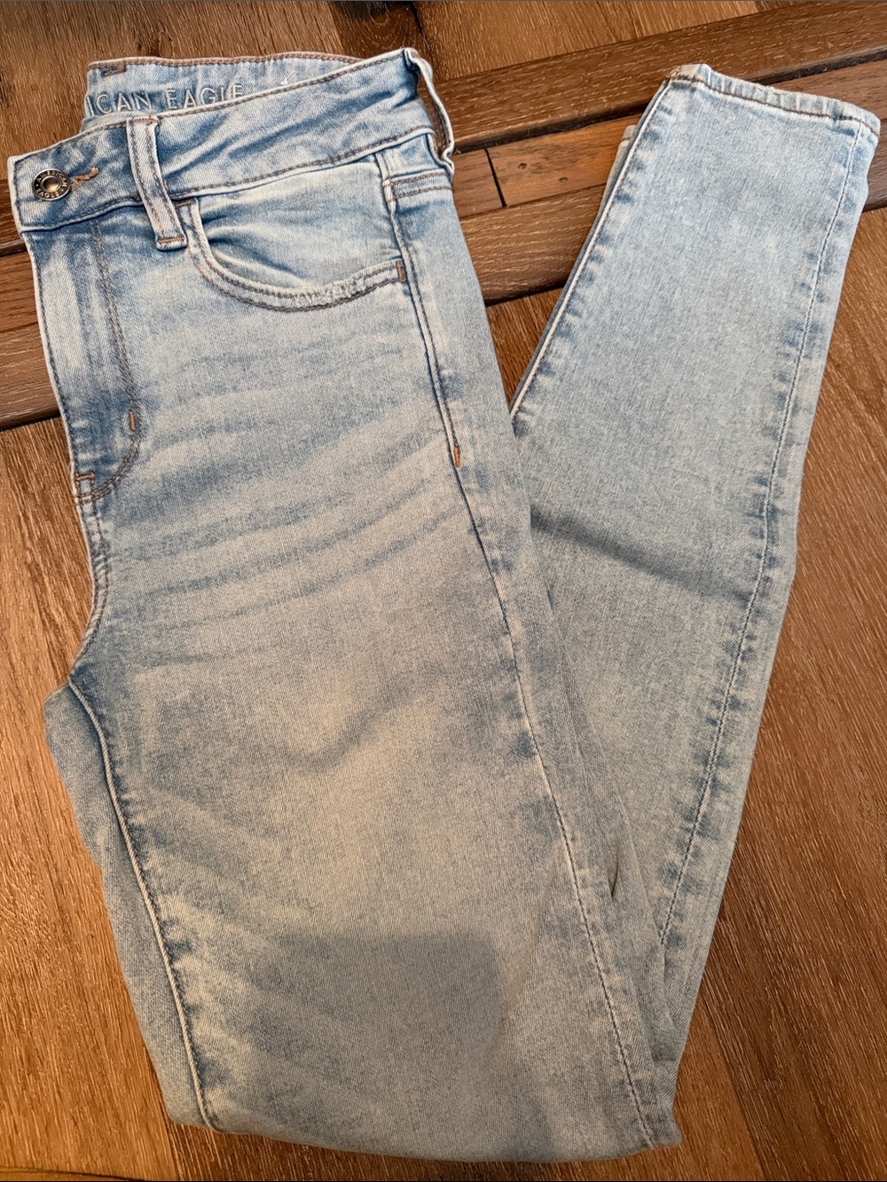 American Eagle Outfitters Light Blue Skinny Jeans